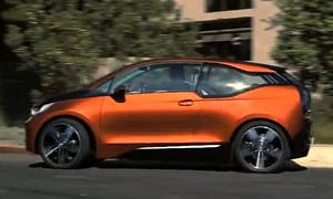 BMW i3 Concept Coupe Driving Footage