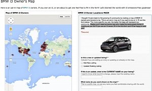 BMW i3 Fan Creates Worldwide Map for EV Owners