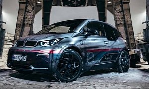 BMW i3 Gets Weathered Wrap for Electric Apocalypse Look