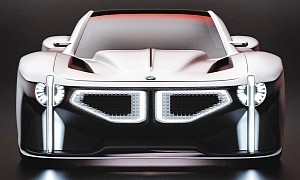 BMW i30 Rendering Shows Alternative Retro-Futuristic Direction for Bavarian EVs