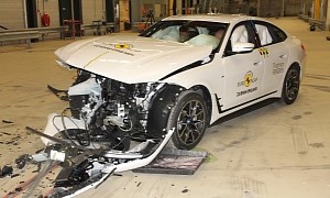 BMW i4 Disappointed in the Latest EuroNCAP Test Round, and Here Is Why