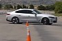 BMW i4 Embarrasses Itself in the Moose Test, It's Cone-ageddon