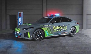 BMW i4 M50 Becomes M’s First Fully Electric Safety Car, to Pace MotoE
