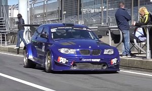 BMW i40i Racecar Has M3 V8 Power and Wild Widebody Kit, Spits Flames