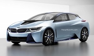 BMW i5 Rendered Using Nissan IDS Concept Cues