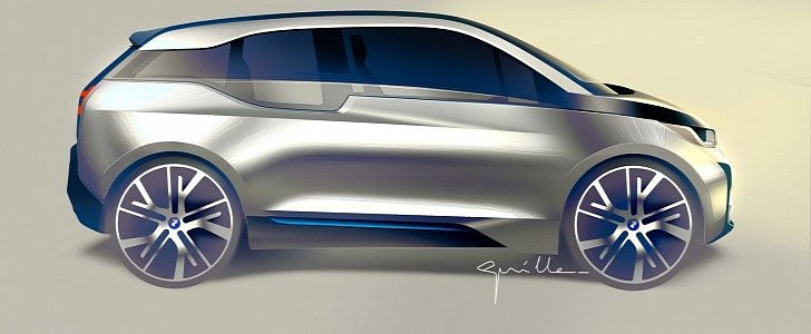 BMW i3 design sketch