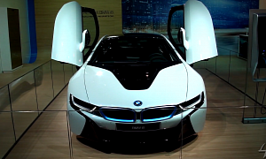 BMW i8 Caught on Film at the 2013 Dubai Motor Show