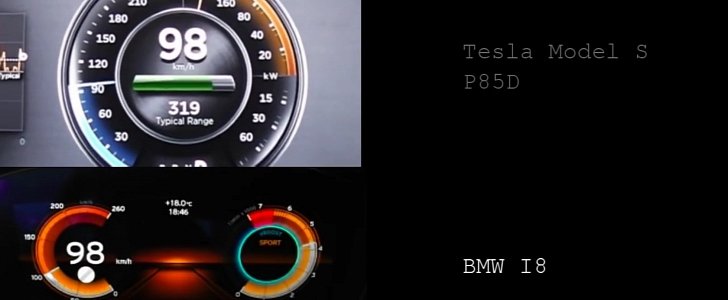 Tesla Model S vs BMW i8