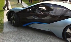 BMW i8 Concept Driving at Villa d'Este