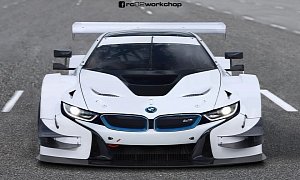 BMW i8 DTM Racecar Rendering Looks Mind-Blowing