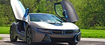 BMW i8 Gets Wrapped in Matte Metallic Grigio by Giovanna