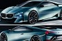 BMW i8 M Is Illustrated as XM’s Sports Car Sibling, an Heir to i8 and Vision M Next