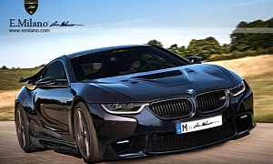 BMW i8 Rendering by E Milano