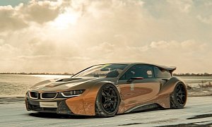 BMW i8 Shooting Brake Looks Perfect, Has Wide Arches