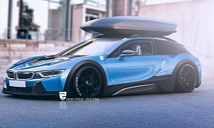 BMW i8 Shooting Brake Rendered, We Need a Production Model
