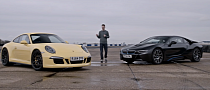BMW i8 Takes on Porsche 911 Carrera 4 GTS PDK on the Track
