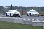 BMW i8 Tuned by Manhart Races Mercedes-Benz C63 AMG and Porsche 911 GT3