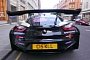 BMW i8 with Monstrous Rear Wing Stands Out in London, Has Wacky Camo Wrap