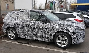 BMW iX1 Spied Doing Its First Ever Trip to IKEA, Left Without Any Furniture