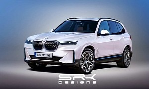 BMW iX5 Electric SUV Envisioned With iX and Concept XM Cues Is Oddly Bearable