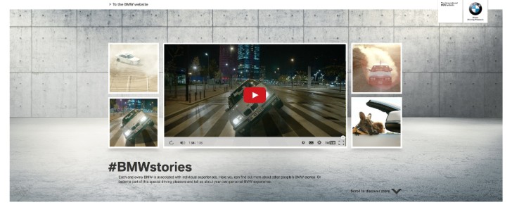 BMW Stories Website