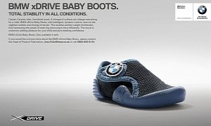 BMW Launches xDrive Baby Boots for "Secure Toddling Around Corners"