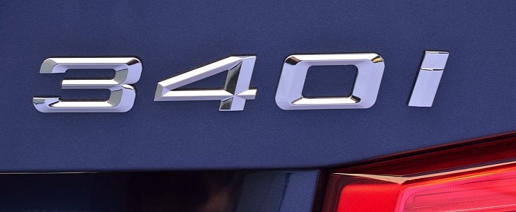 BMW 340i badge