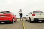 BMW M135i and Audi S3 Compete to Win a Playmate's Heart