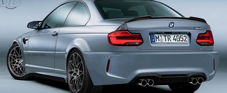 BMW M2 butt lift for M3 CSL (rendering)