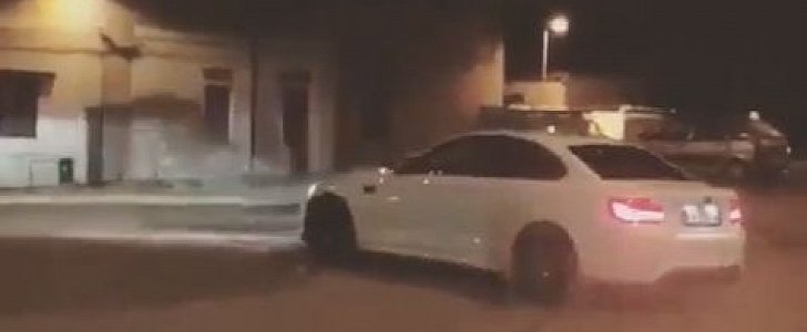 BMW M2 Competition Doing Donuts