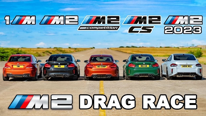 M2 versions drag race