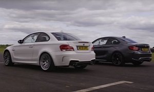 BMW M2 vs. 1M Coupe Comparison Includes the Obligatory Drag Race
