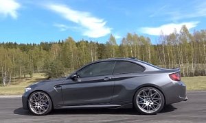 BMW M2 vs. Audi TTS Airfield Drag Race Goes from Tough to Brutal