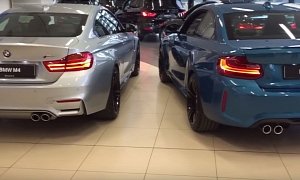 BMW M2 vs. M4 Exhaust Battle: You Don't Need a Reason to Watch It