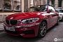 BMW M235i Convertible Spotted Barely Camouflaged Ahead of Debut