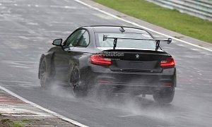 BMW M235i Racing Spied Lapping the Ring, Watch Out for That Big Rear Wing