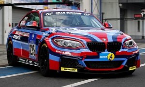BMW M235i Racing Dressed as Art Car to Race on the Ring this Weekend
