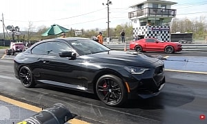 BMW M240i Drags Charger Daytona, Two Mustangs, Teaches Everyone 11-Second Lessons