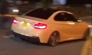 BMW M240i Driver Needs 'My Other Car Is a Mustang' Stickers After Face-Palm Crash