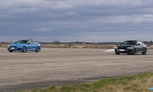BMW M240i Faces Audi RS5 in David vs Goliath Drag Race, Things Get Hot