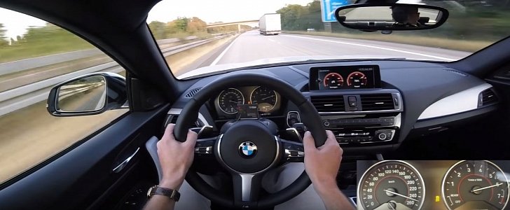 BMW M240i Autobahn run