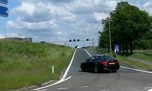 BMW M3 & 760Li Powersliding on Public Roads