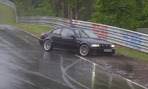 BMW M3 and Focus ST Nurburgring Near Crashes Are a Wet Driving Lesson
