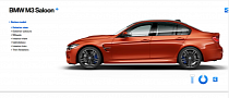 BMW M3 and M4 Configurator Online on UK Website