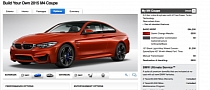 BMW M3 and M4 Configurators Online on US Website