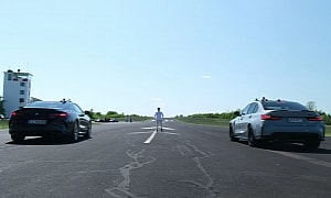 BMW M3 Competition Drag Races BMW M850i xDrive, Somehow Manages To Win