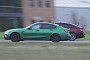 BMW M3 Competition Takes BMW i4 M50 to School, Shows It How To Win a Drag Race