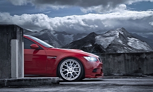 BMW M3 Coupe on Machined Vossen Wheels