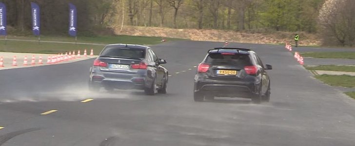 BMW M3 Drag Races Mercedes-AMG A45