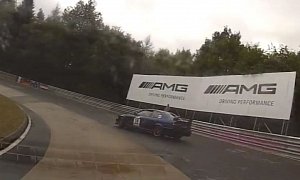 BMW M3 Driver Drifts Nurburgring Carousel Like a Madman